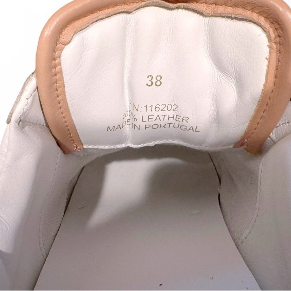 Zadig & Voltaire White and Gold Accent Sneakers - Picture 15 of 15